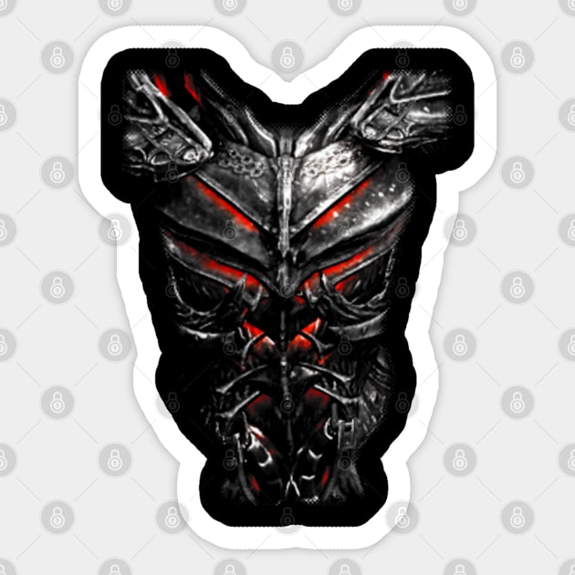 Armor of the Daedra Sticker by JWDesigns